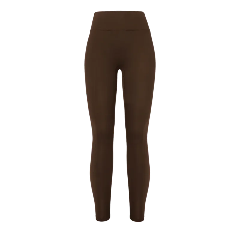 Hög midja matta tights 28" för kvinnor