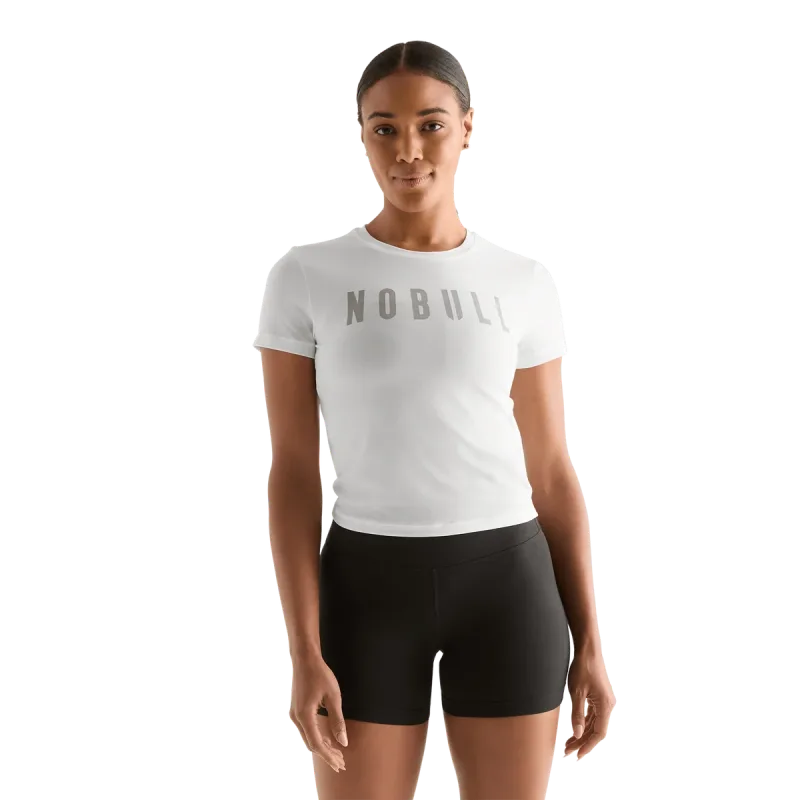 T-shirt Ajustada NOBULL para Mulher